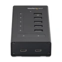 StarTech.com 7 Port USB 3.0 USB Hub AC Adapter Powered Rugged Metal Housing HB30C5A2CST