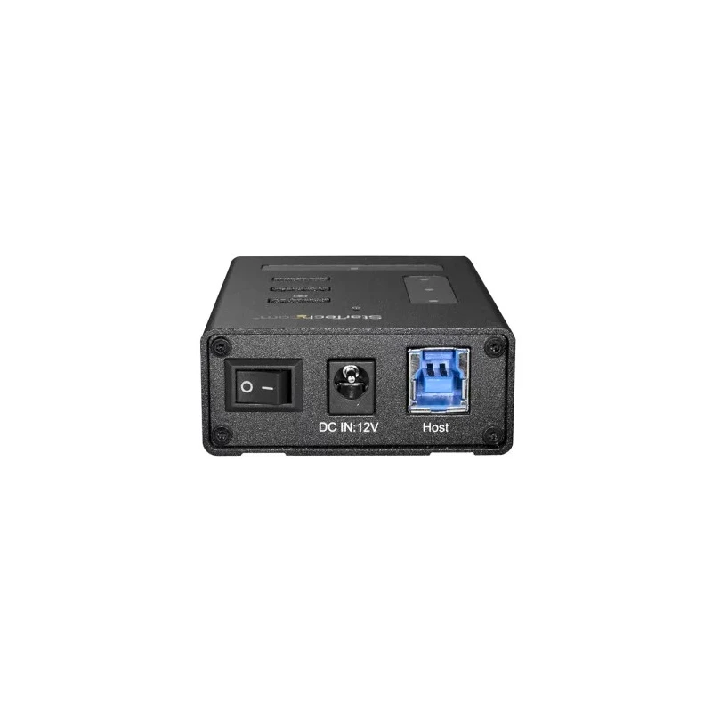 StarTech.com 4 Port USB 3.0 USB Hub AC Adapter Powered, Metal Enclosure 24mm x 60mm x 60mm HB30A3A1CST