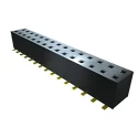 Samtec TLE Series Straight Surface PCB Socket 10-Contact 2 Row 2 mm Pitch Solder TLE-105-01-G-DV-A