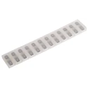 RS PRO Transparent Insulated Male Spade Connector Crimp 6.35 x 0.8 mm Tab Size 510-4769