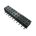 Samtec SMM Series Right Angle Surface PCB Socket 6-Contact, 2 Row, 2 mm Pitch, 350 V, 3.2 A Solder Termination SMM-103-02-S-D