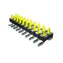 Samtec TMM Series Straight Surface Pin Header, 3 Contacts, 2 mm Pitch, 1 Row, Unshrouded TMM-103-01-L-S-SM