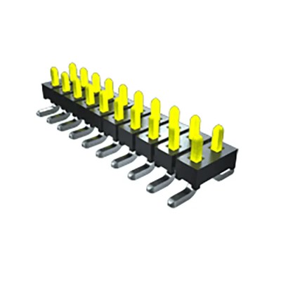 Samtec TMM Series Straight Surface Pin Header, 3 Contacts, 2 mm Pitch, 1 Row, Unshrouded TMM-103-01-L-S-SM