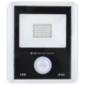 Nightsearcher Fast Star Range PIR Included Outdoor Floodlight, 1 LED, 10 W, 800 lm, Cool White 6000K, IP65 NSFASTSTAR10PIR