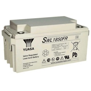 Yuasa 12 V Sealed Lead Acid Battery 66 Ah AGM Flame Retardant Case SWL1850-12FR