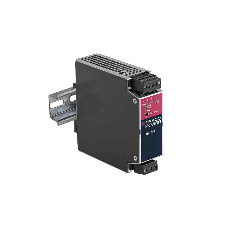 TRACOPOWER TSP Switched Mode DIN Rail Power Supply 264V AC Input 14V DC Output 6.5A 72W TSP 070-112