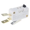 ZF Button Micro Switch with Tab Terminal, 100mA, 250 V AC, SPDT Contact Configuration, IP40, Miniature D413 V3AA