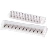 JST EH Series Right Angle Through Hole PCB Header, 11 Contacts, 2.5 mm Pitch, 1 Row, Shrouded S11B-EH (LF) (SN)