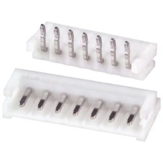 JST EH Series Right Angle Through Hole PCB Header 7 Contacts 2.5mm Pitch 1 Row Shrouded S7B-EH (LF) (SN)