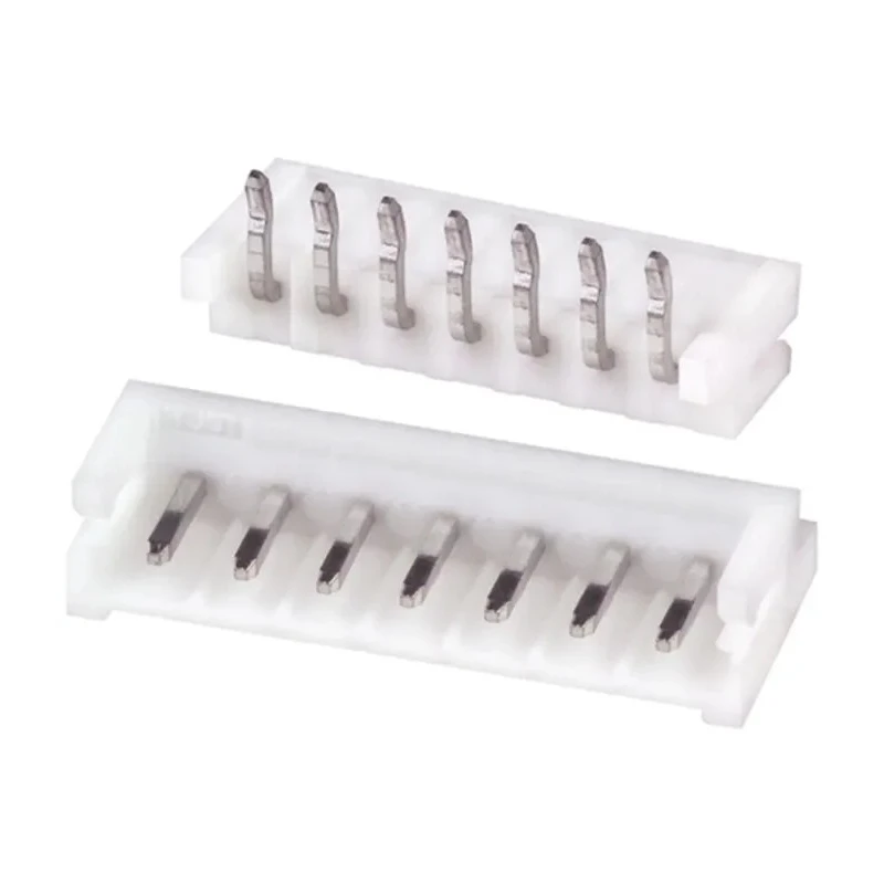 JST EH Series Right Angle Through Hole PCB Header 7 Contacts 2.5mm Pitch 1 Row Shrouded S7B-EH (LF) (SN)