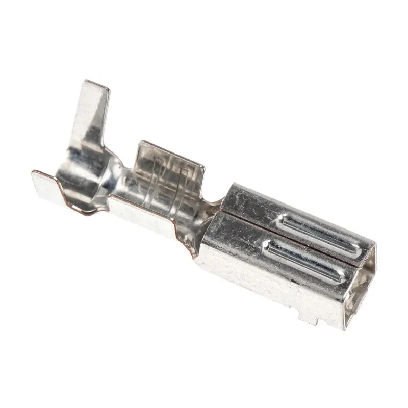 JST VL Series Female Crimp Terminal, 20A Current, 20 AWG Min to 14 AWG Max Wire Size, Tin Plated Phosphor BVF-61T-P2.0