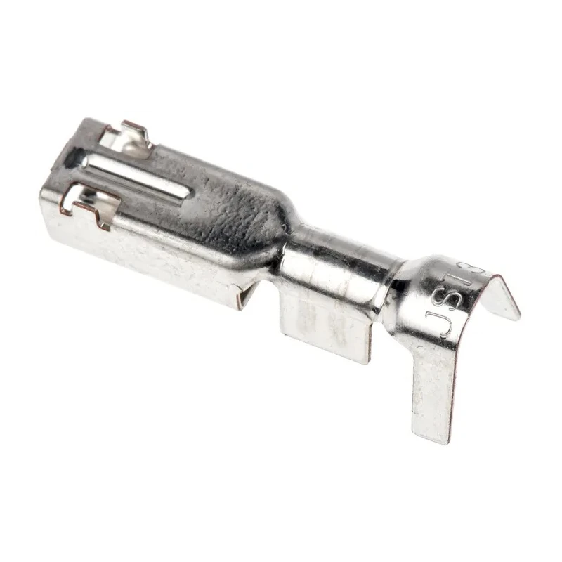 JST VL Series Female Crimp Terminal, 20A Current, 20 AWG Min to 14 AWG Max Wire Size, Tin Plated Phosphor BVF-61T-P2.0