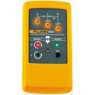 Fluke Phase Rotation Tester 2 Hz to 400 Hz Frequency Range, 400V AC Max, LED Display, Battery Powered FLUKE 9062