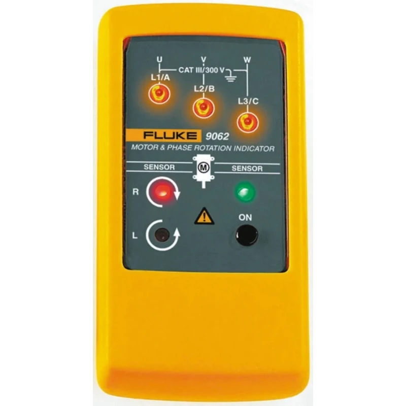 Fluke Phase Rotation Tester 2 Hz to 400 Hz Frequency Range, 400V AC Max, LED Display, Battery Powered FLUKE 9062