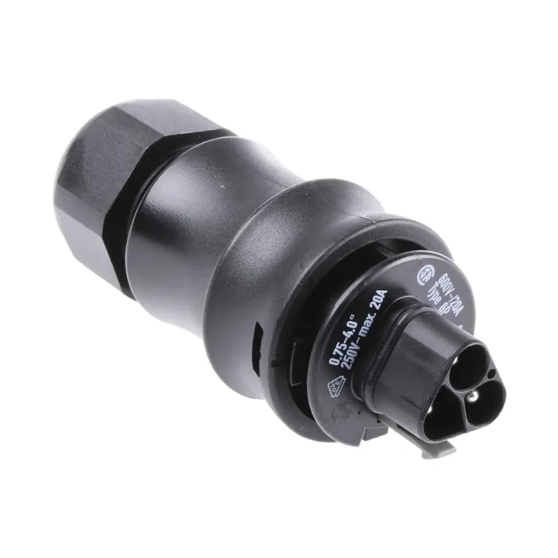 Wieland RST20i3 Series Cable Circular Connector Male Screw Termination 3-Pole 20A 250V IP68 RST20i3