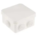 Legrand Plexo Series White Plastic Junction Box IP55 4 Terminals 80mm x 80mm x 45mm 0 920 13