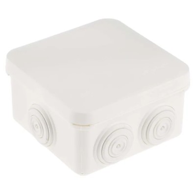 Legrand Plexo Series White Plastic Junction Box IP55 4 Terminals 80mm x 80mm x 45mm 0 920 13