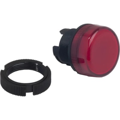 Schneider Electric Red Pilot Light Head Panel Mount 22 mm Cutout Harmony Series ZA2BV04