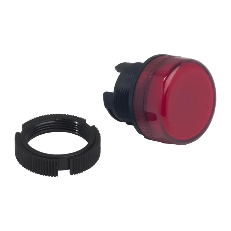 Schneider Electric Red Pilot Light Head Panel Mount 22 mm Cutout Harmony Series ZA2BV04