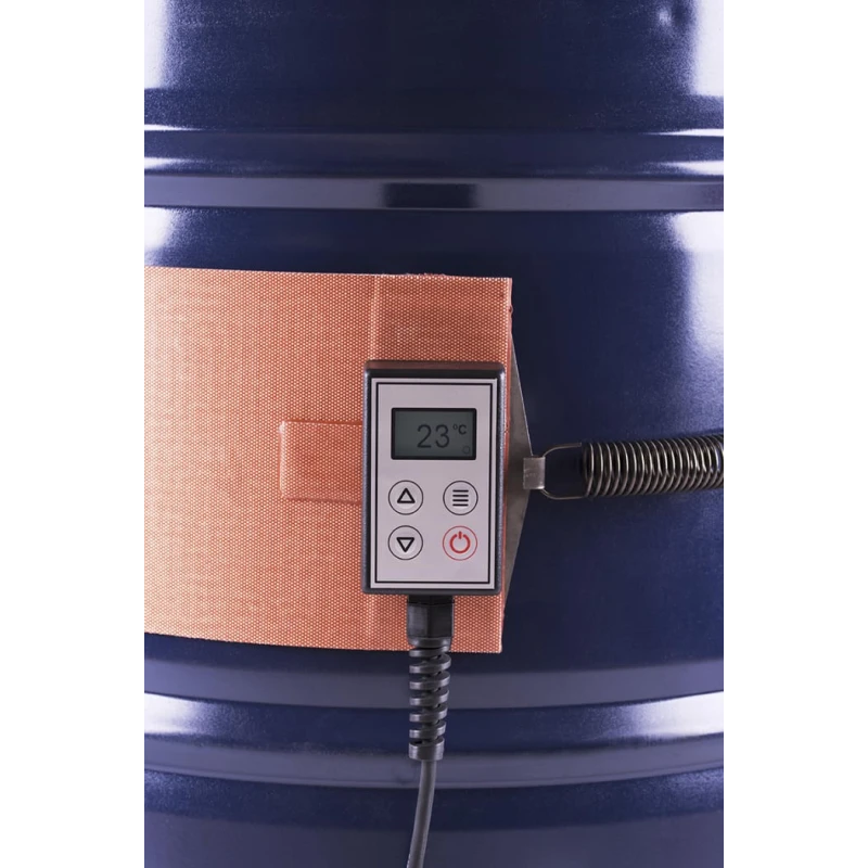 RS PRO Silicone Side Drum Heater, 200 L Capacity, 180 x 1665 mm, 1kW, 110V, IP40, Temperature Range 0 to 180°C 179-9546
