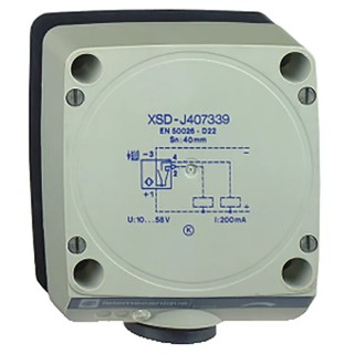 Telemecanique Sensors Inductive Proximity Sensor Block PNP OsiSense XS 48 V DC 200 mA 60 mm Detection XSDH607339