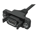 Samtec Straight Panel Mount 1 Port USB Type A Connector IP68 