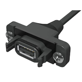 Samtec Straight Panel Mount 1 Port USB Type A Connector IP68 