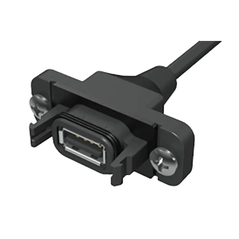 Samtec Straight Panel Mount 1 Port USB Type A Connector IP68 
