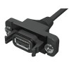 Samtec Straight Panel Mount 1 Port USB Type A Connector IP68