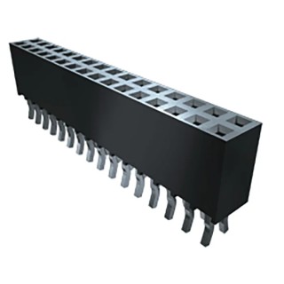 Samtec SSQ Series Straight Through Hole PCB Socket 46-Contact 2 Row 2.54 mm Pitch Solder SSQ-123-03-G-D