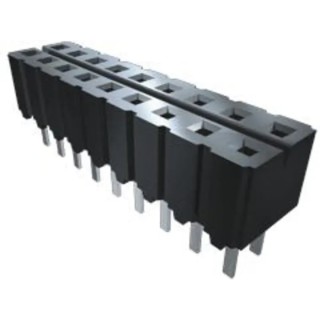 Samtec CES Series Straight Through Hole PCB Socket 3-Contact 1 Row 2.54 mm Pitch 5.5A 400V CES-103-01-T-S