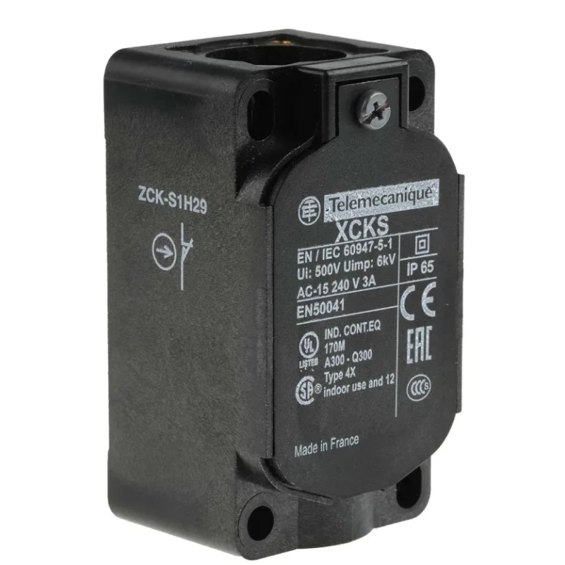 Telemecanique Sensors Rotary Head Limit Switch 2P, IP65, Plastic Housing, 240V ac, 3A ZCKS1H29