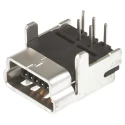 Molex USB 2.0 Right Angle Through Hole Female 1 Port USB Type B Connector 30V 1A 54819-0519