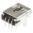 Molex USB 2.0 Right Angle Through Hole Female 1 Port USB Type B Connector 30V 1A 54819-0519