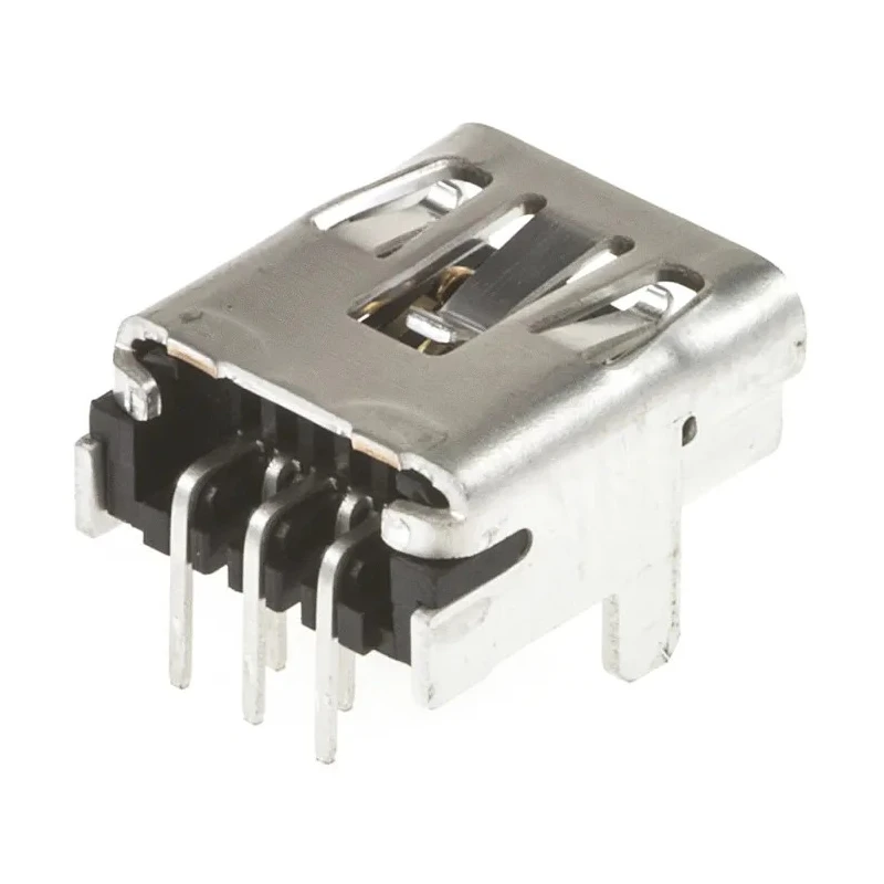 Molex USB 2.0 Right Angle Through Hole Female 1 Port USB Type B Connector 30V 1A 54819-0519