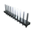 Samtec HPM Series Right Angle Through Hole Pin Header, 2 Contacts, 5.08 mm Pitch, 1 Row, Unshrouded HPM-02-02-T-S-RA