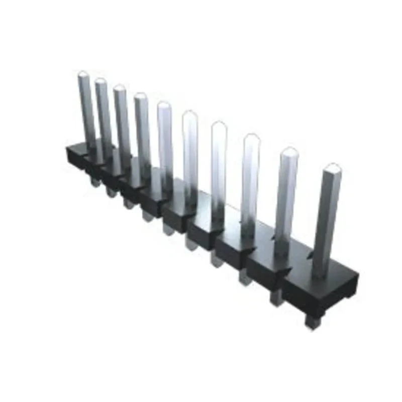 Samtec HPM Series Right Angle Through Hole Pin Header, 2 Contacts, 5.08 mm Pitch, 1 Row, Unshrouded HPM-02-02-T-S-RA