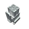Samtec Male Crimp Connector Housing 4.19 mm Pitch 16 Way 2 Row Straight IPBD-08-D-K