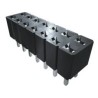 Samtec Low Profile Straight Through Hole PCB Socket 20-Contact 1 Row 2.54 mm Pitch 406V 5.2A SLW-120-01-T-S