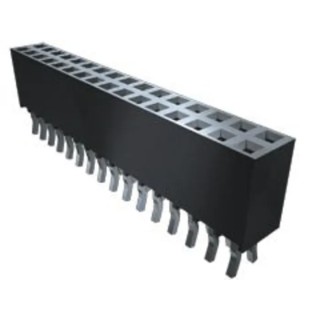 Samtec SSQ Series Straight Through Hole PCB Socket, 10-Contact, 2 Row, 2.54 mm Pitch, 6.3A, 655V, Liquid SSQ-105-03-G-D