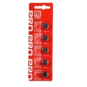 RS PRO Silver Oxide Button Battery, 1.55 V, 120 mAh, 11.6 mm Diameter, 4.2 mm Height, Pack of 5, Model 514-7700