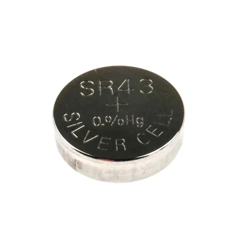 RS PRO Silver Oxide Button Battery, 1.55 V, 120 mAh, 11.6 mm Diameter, 4.2 mm Height, Pack of 5, Model 514-7700