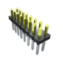 Samtec TLW Series Straight Through Hole Pin Header 16 Contacts 2.54 mm Pitch 1 Row Unshrouded TLW-116-06-T-S