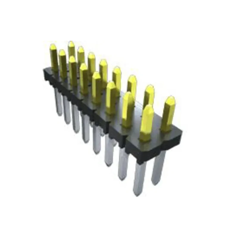 Samtec TLW Series Straight Through Hole Pin Header 16 Contacts 2.54 mm Pitch 1 Row Unshrouded TLW-116-06-T-S