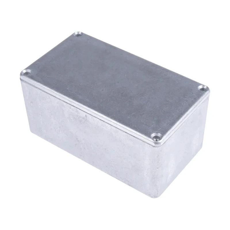 RS PRO Die Cast Aluminium EMI/RFI Shielded Silver Lid Enclosure, IP65, 55.1 mm x 114.4 mm x 63.7 mm IP65