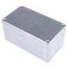 RS PRO Die Cast Aluminium EMI/RFI Shielded Silver Lid Enclosure, IP65, 55.1 mm x 114.4 mm x 63.7 mm IP65