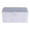 RS PRO Die Cast Aluminium EMI/RFI Shielded Silver Lid Enclosure, IP65, 55.1 mm x 114.4 mm x 63.7 mm IP65