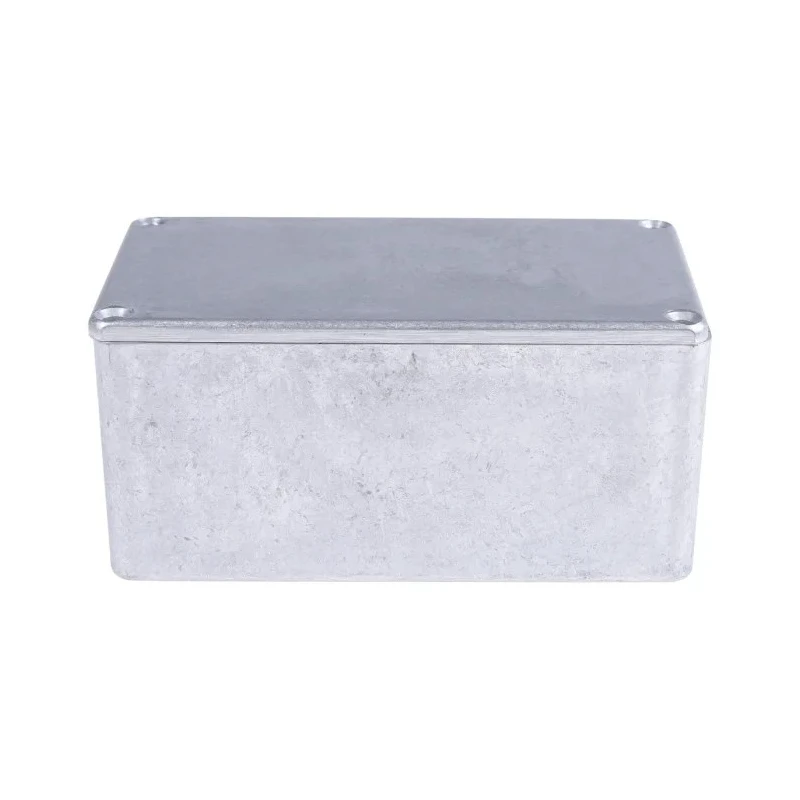 RS PRO Die Cast Aluminium EMI/RFI Shielded Silver Lid Enclosure, IP65, 55.1 mm x 114.4 mm x 63.7 mm IP65