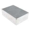 RS PRO Silver Shielded Die Cast Aluminium Enclosure IP67 55 mm x 171.9 mm x 120.9 mm IP67