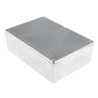 RS PRO Silver Shielded Die Cast Aluminium Enclosure IP67 55 mm x 171.9 mm x 120.9 mm IP67